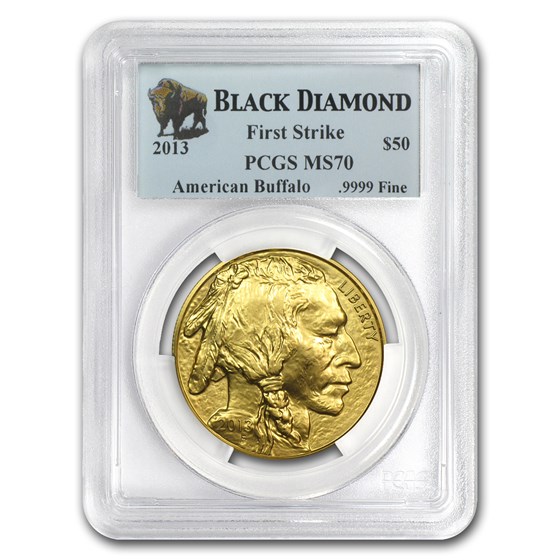 2013 1 oz Gold Buffalo MS-70 PCGS (FS, Black Diamond) 2013 1 oz Gold Buffalo MS-70 PCGS (FS, Black Diamond)